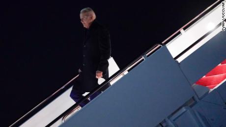 Biden arrives back in Washington to a political nightmare