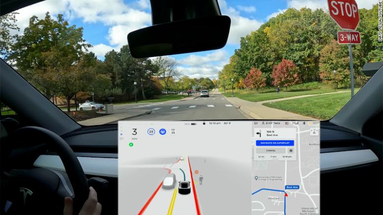 Tesla owners using &quot;full self-driving&quot; have posted YouTube videos detailing how the software works, including its limitations.