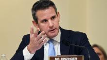 US Representative Adam Kinzinger speaks during the Select Committee investigation of the January 6, 2021, attack on the US Capitol, during their first hearing on Capitol Hill in Washington, DC, on July 27, 2021. - The committee is hearing testimony from members of the US Capitol Police and the Metropolitan Police Department who tried to protect the Capitol against insurrectionists on January 6, 2021. (Photo by Chip Somodevilla / POOL / AFP) (Photo by CHIP SOMODEVILLA/POOL/AFP via Getty Images)