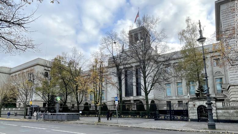 Russian diplomat found dead on street outside Berlin embassy