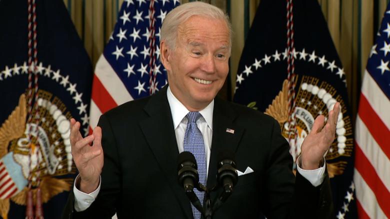 Biden's answer to reporter draws laughter