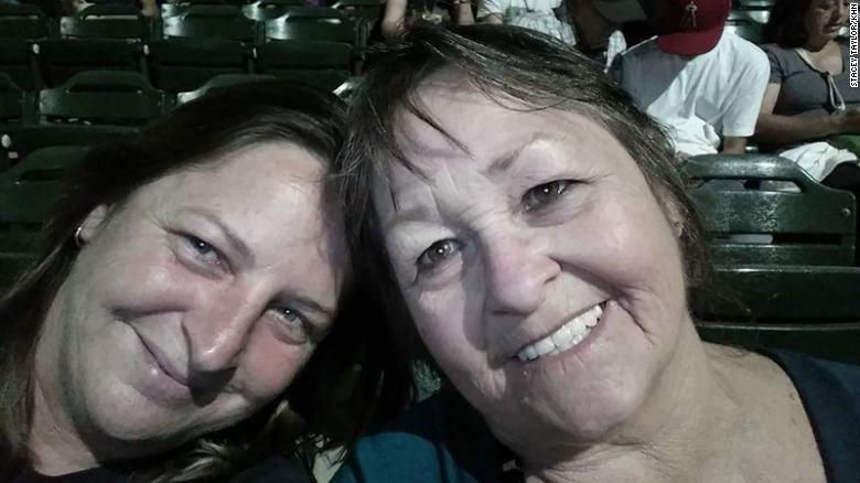 Linda Moore, pictured with her daughter Stacey Taylor, died of covid-19 in July 2020. Her daughter Trisha Tavolazzi says Moore tested positive after at least 15 days at Havasu Regional Medical Center in Lake Havasu City, Arizona. (Stacey Taylor)