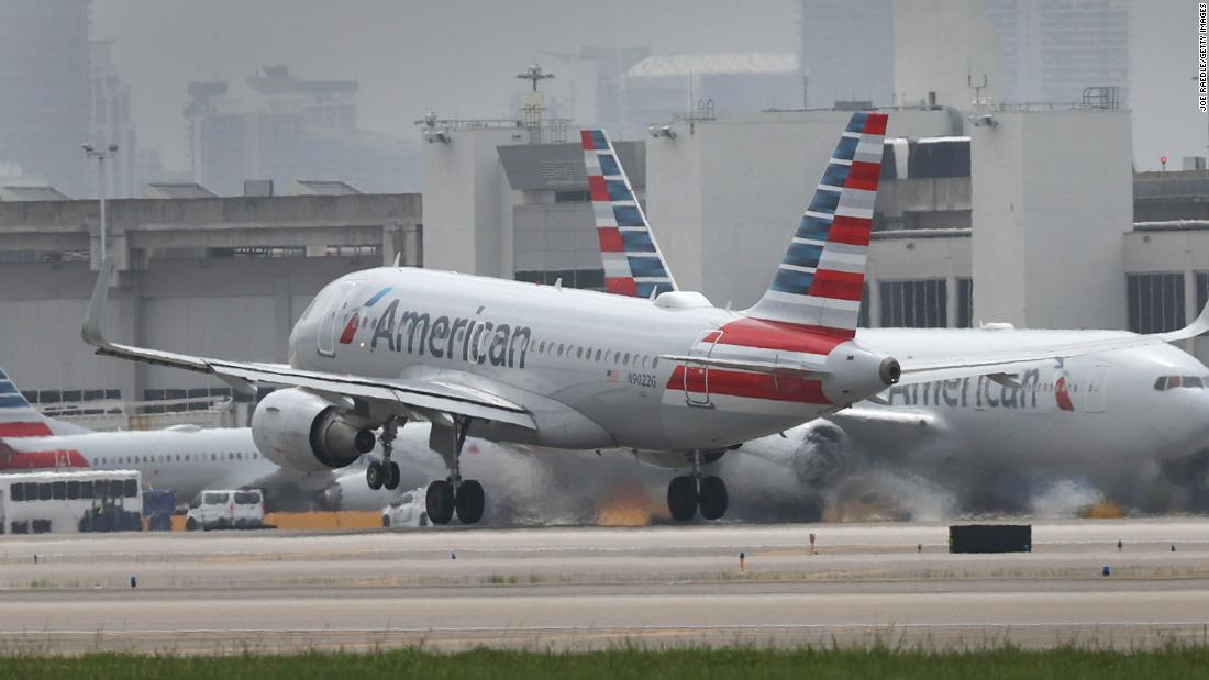 A man was apprehended after damaging a plane during boarding process in Honduras, American Airlines says