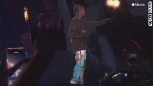 See the moment Travis Scott pauses his show after spotting an ambulance