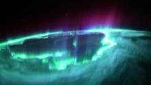 Astronaut Thomas Pesquet snapped this image of the aurora borealis event from space on November 4. "We were treated to the strongest auroras of the entire mission, over north America and Canada," Pesquet tweeted. "Amazing spikes higher than our orbit, and we flew right above the centre of the ring, rapid waves and pulses all over."