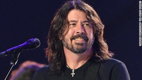 Dave Grohl of the Foo Fighters, who stopped a show in St. Paul in 2018 when he noticed a kid needed help, performs onstage during the taping of the & quot; Vax Live & quot;  fundraising concert at SoFi Stadium in Inglewood, California, on May 2, 2021.