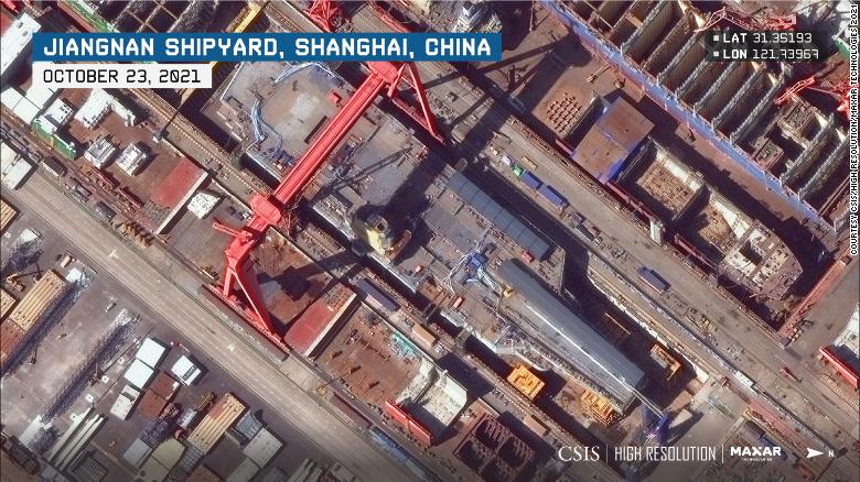 China’s new high-tech aircraft carrier could launch in early 2022, satellite imagery analysis shows