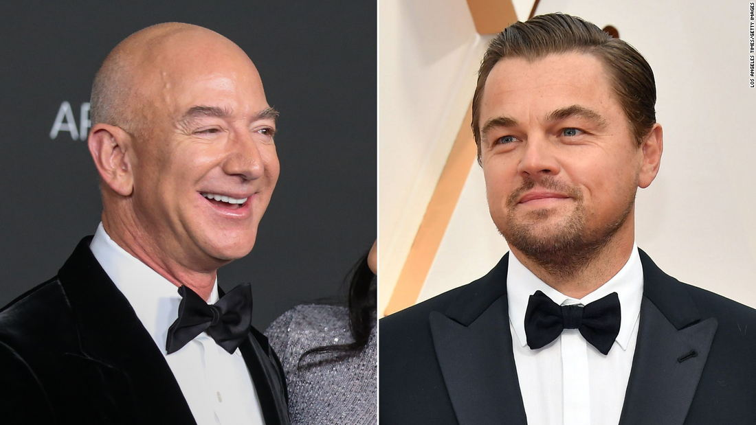 Jeff Bezos has fun with girlfriend's Leonardo DiCaprio moment