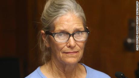 Leslie Van Houten attends a parole hearing at the California Institution for Women in Corona on September 6, 2017.