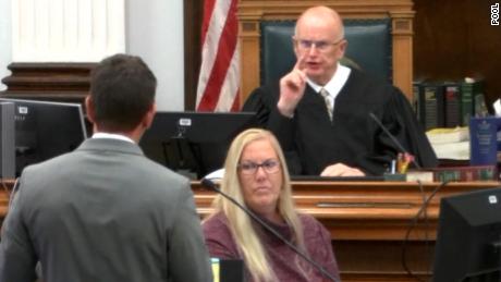 Judge Bruce Schroeder admonishes prosecutor Thomas Binger in court on Wednesday.