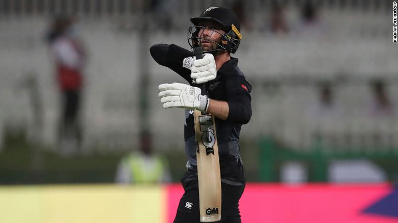 Injured New Zealand batsman Devon Conway will miss T20 World Cup final after punching his bat