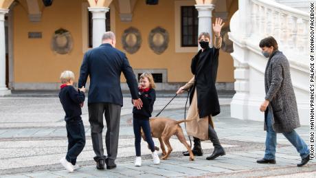 Monaco&#39;s royal palace announced on social media that Princess Charlene had returned to the country.