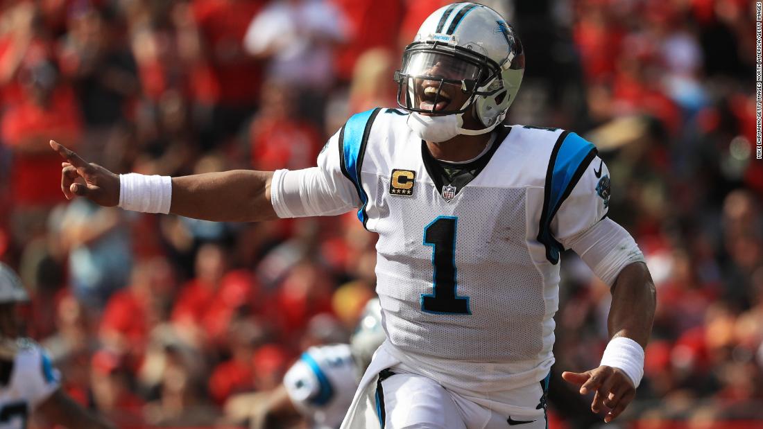 Quarterback Cam Newton out for Carolina Panthers 