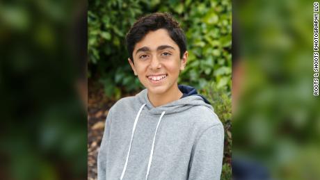Ameen Berjis, 15, a high school student in Oakland, Calif., Is working on an app that matches adult mentors with mentees under the age of 18.