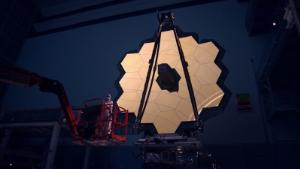 We have some of the most beautiful B-roll footage you&#39;ve ever seen! Shown here, the James Webb Space Telescope primary mirror illuminated in a dark cleanroom. https://www.flickr.com/photos/nasawebbtelescope/30999320066/in/album-72157629134274763/