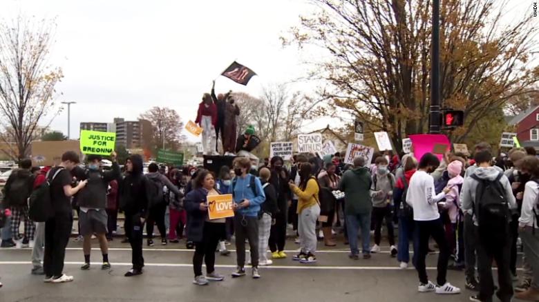Massachusetts high school students hold walkout to protest racist video by a White classmate