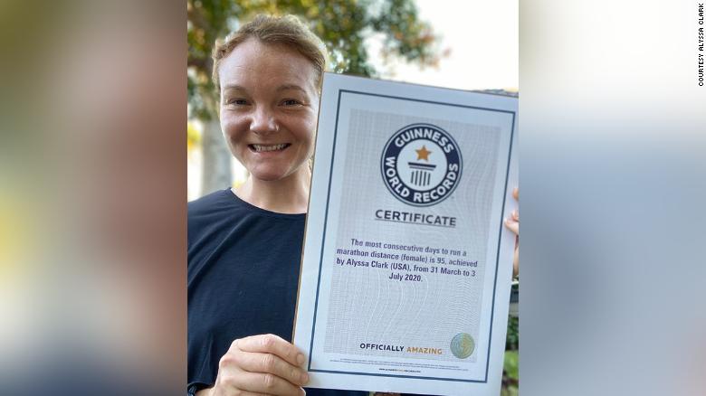Vermont woman earns world record by running 95 marathons in 95 days