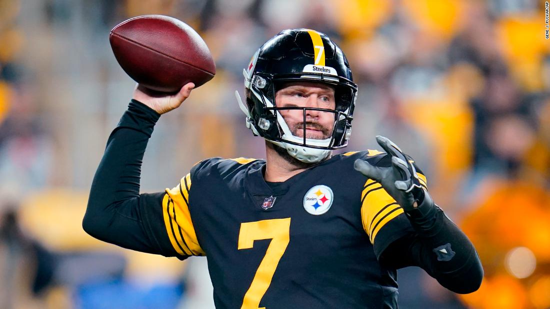 Pittsburgh Steelers QB Ben Roethlisberger placed on the reserve/Covid-19 list ruled out for Sunday’s game – CNN