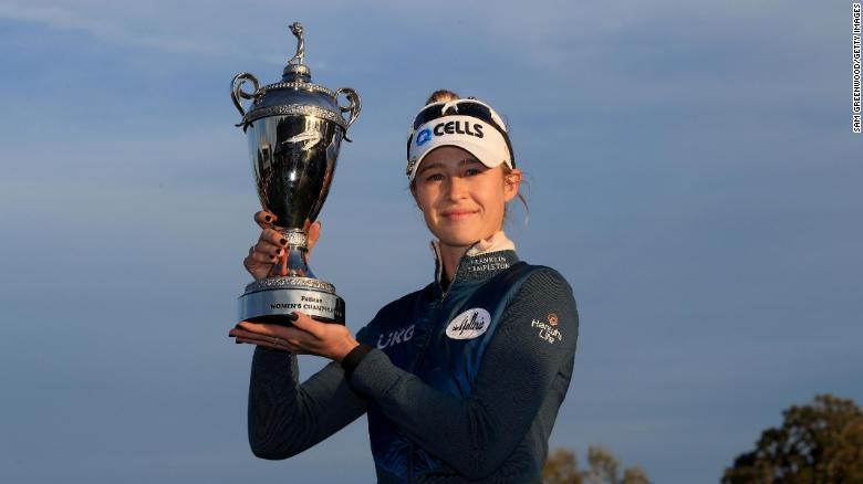 Nelly Korda wins dramatic four-way playoff to continue dominant season