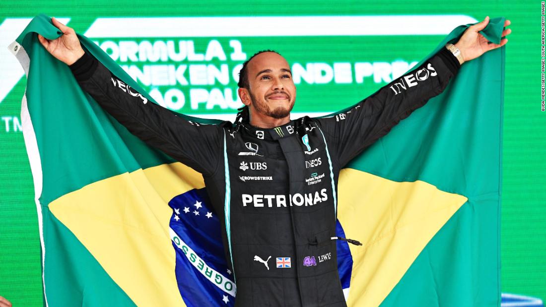Lewis Hamilton keeps F1 title hopes alive with 'utterly awesome' victory in Sao Paulo Grand Prix