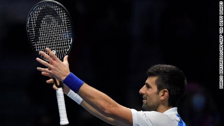 Novak Djokovic battles past Casper Ruud in opening ATP Finals match