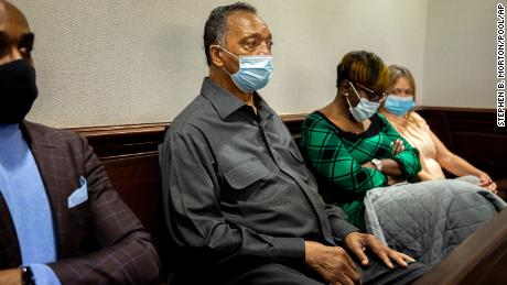 An attorney&#39;s attempt to ban Black pastors isn&#39;t keeping the Rev. Jesse Jackson away from the Arbery killing trial