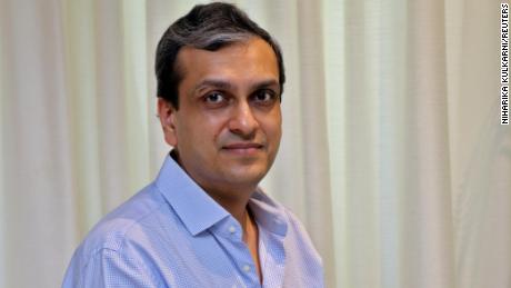 Madhur Deora, a President at SoftBank-backed Indian payments firm Paytm, poses for a photograph inside his house in Mumbai, India, Sept. 22, 2020. 