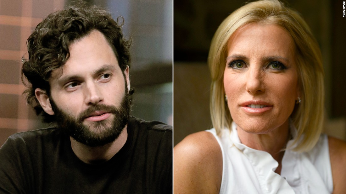 Penn Badgley was amused by Laura Ingraham's viral 'You' segment