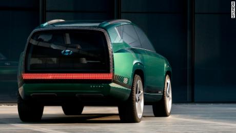 The Kia Seven Concept is designed as a rolling lounge.