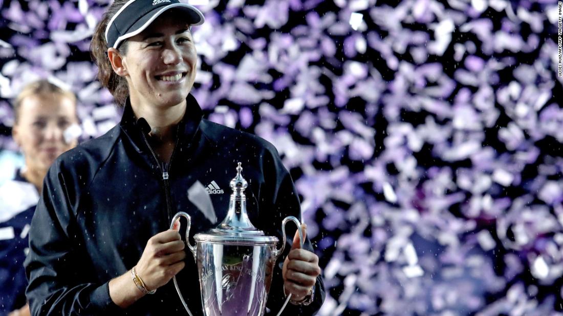 Final WTA: Garbiñe Muguruza menjadi pemain Spanyol pertama yang memenangkan akhir tahun