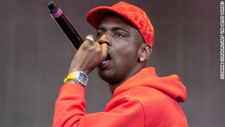 The late Young Dolph performs at the Astroworld Music Festival at NRG Stadium in Houston on November 9, 2019. 