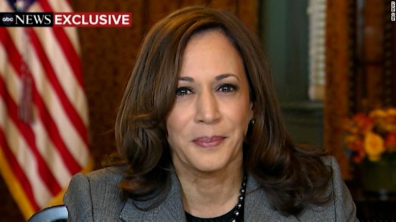 Kamala Harris responds to questions about West Wing frustration