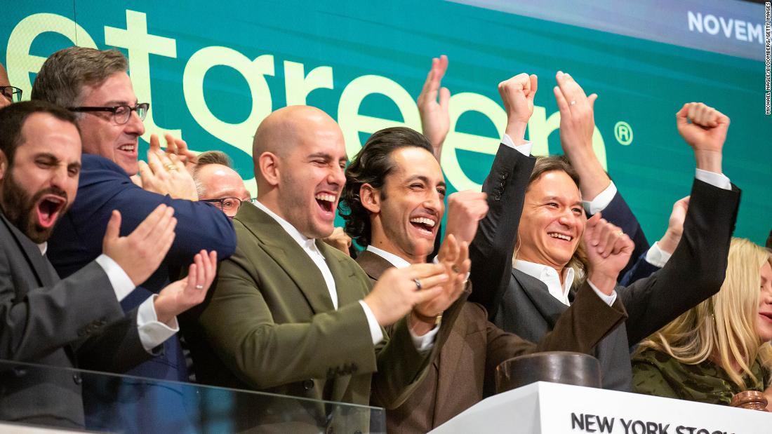 Shares of Sweetgreen soar following Wall Street debut