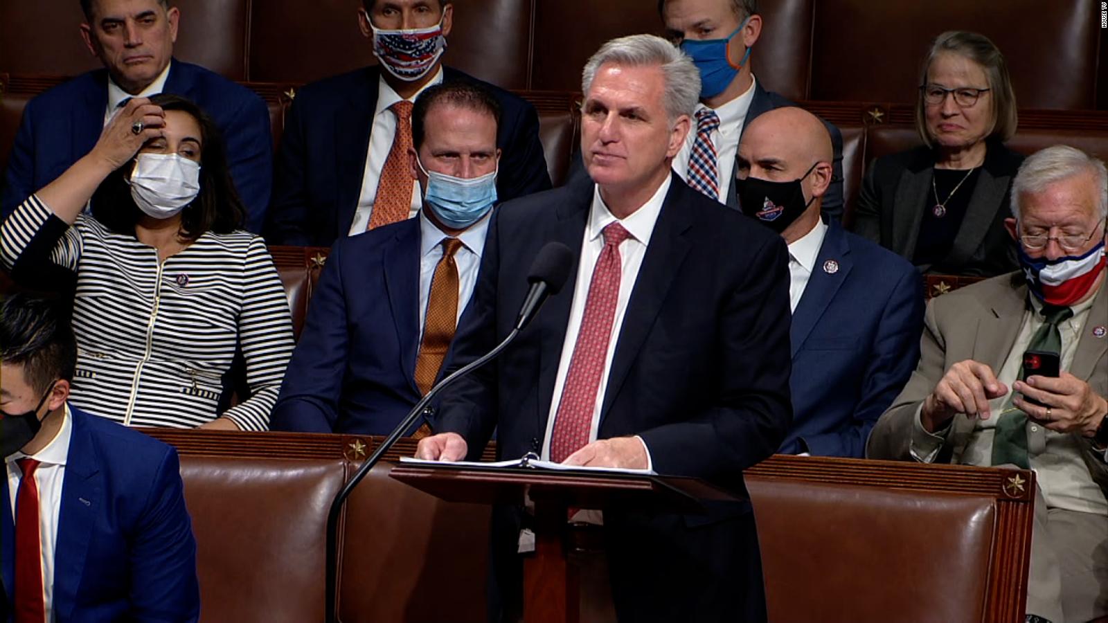 Kevin McCarthy gives longest House floor speech in history delaying ...