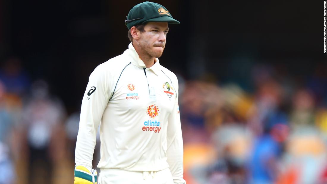 Australia Test cricket captain Tim Paine steps down over ​2017 texts sent to female colleague