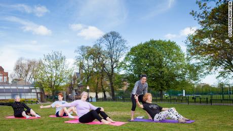Silverfit Pilates at Hyde Park in London (credit: Susanne Hakuba)