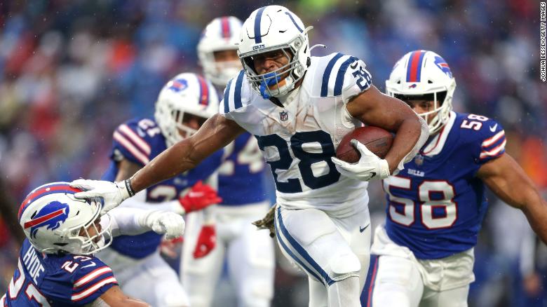 Colts’ Jonathan Taylor sets franchise record in five touchdown performance against Buffalo Bills