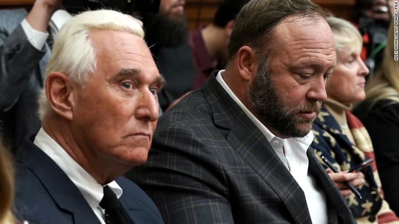  BREAKING:  ROGER STONE, ALEX JONES SUBPOENAED BY HOUSE SELECT COMMITTEE As with Watergate, investigators are following the money