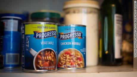 General Mills said it will raise prices in January for brands like Progresso.