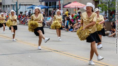 Milwaukee Dancing Grannies have long brought joy to parades.  Now they grieve after the Wisconsin incident