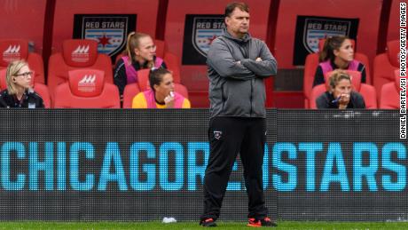 Chicago Red Stars head coach Rory Dames resigned Sunday, saying he was refocusing his attention on his family and future endeavors.