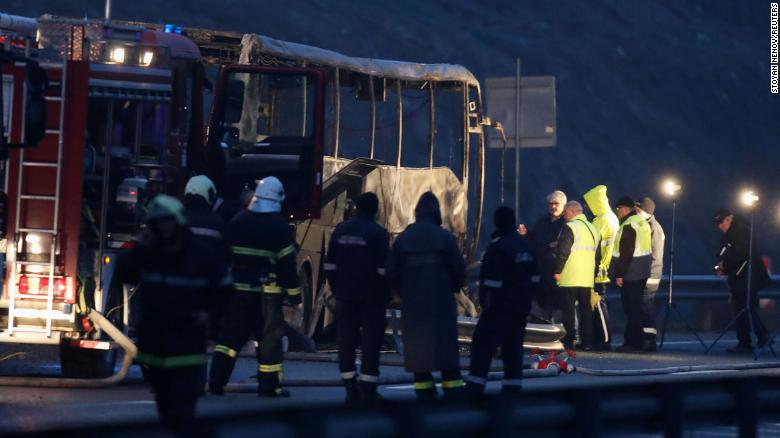 At least 46 killed in passenger bus fire in Bulgaria