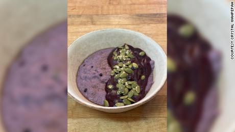 Blue corn mush with maple is among the dishes at Wahpepah&#39;s Kitchen.