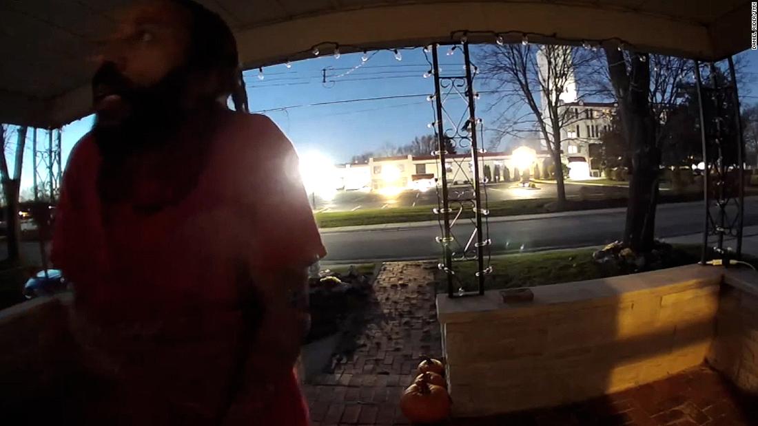 Doorbell camera captures arrest of parade killings suspect