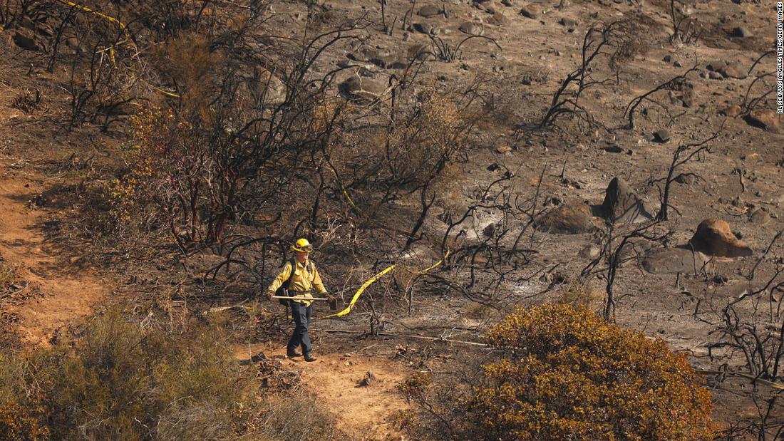 Strong winds and low humidity increase threat of wildfires and power shutoffs in Southern California over Thanksgiving holiday