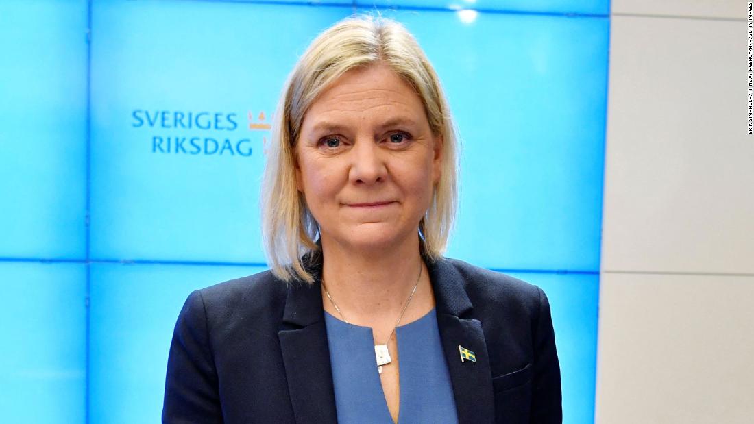 Magdalena Andersson elected Sweden's first female Prime Minister -- again