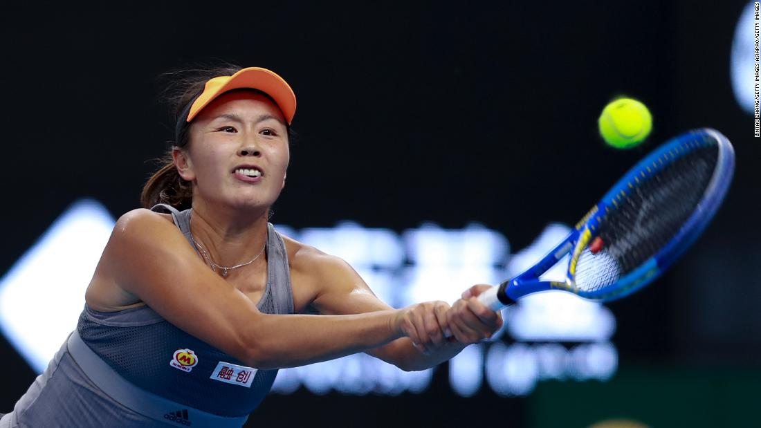 Caso Peng Shuai: diferentemente de WTA, ATP não cancela torneios de tênis  na China - Jornal O Globo