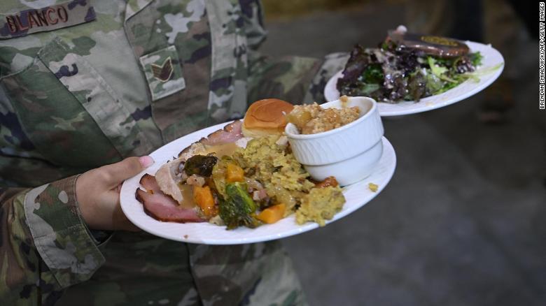 US troops around the globe will get Thanksgiving meal despite supply chain obstacles