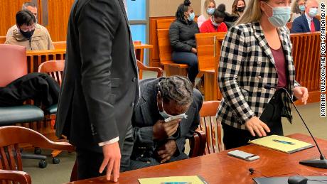 Anthony Broadwater broke down crying after a judge exonerated him of a decades-old rape conviction.
