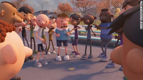 A scene from animated film &quot;Diary of a Wimpy Kid&quot; is shown.